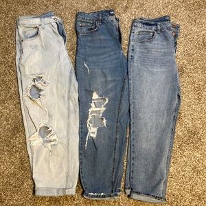lot of 3 size 8 jeans (high rise)